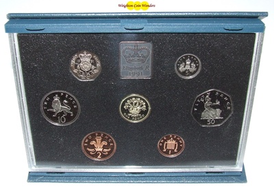 1991 Royal Mint Standard Proof Set